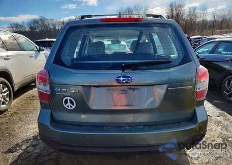 2016 Subaru Forester 2.5I z USA, uszkodzony, nr VIN JF2SJABC6GH400290